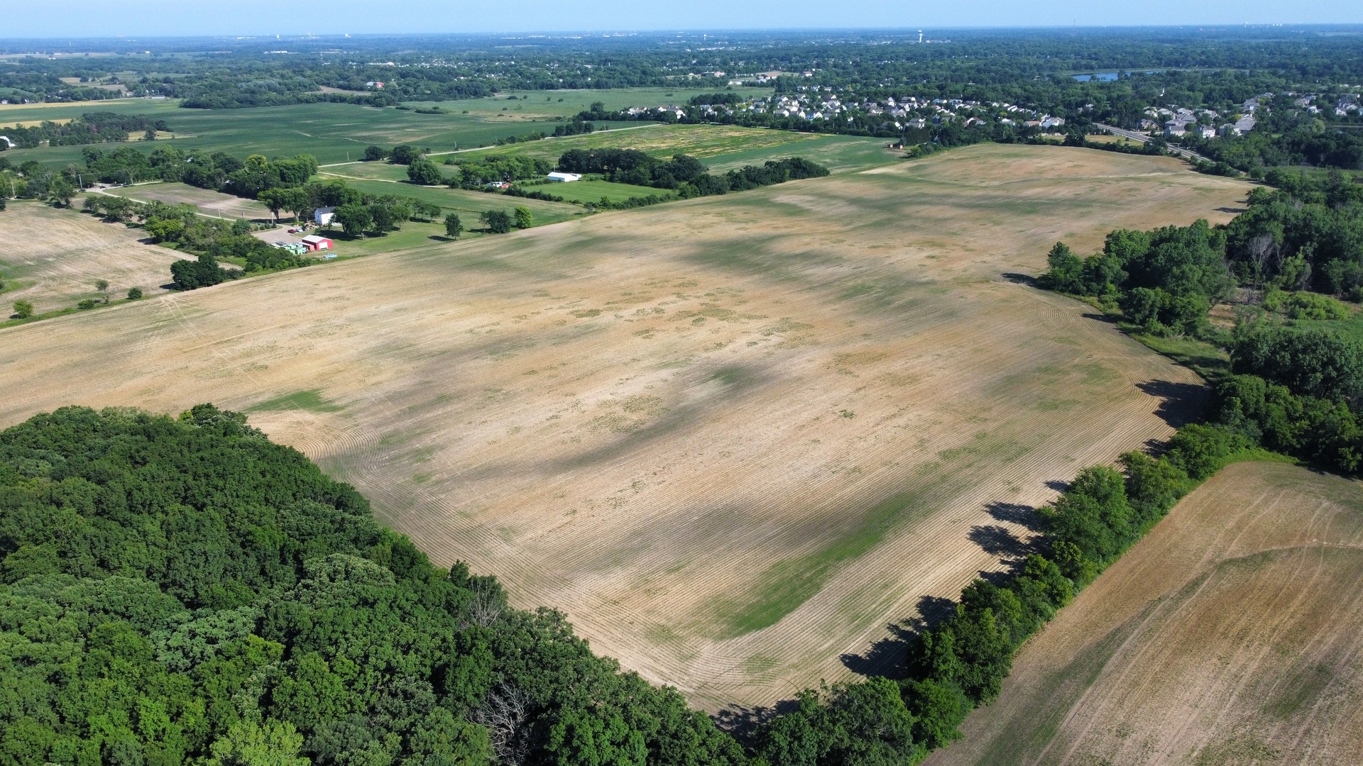 21210 West Grass Lake Road Lake Villa, IL 60046 - Photo 13 of 14 an aerial view of a houses with a yard