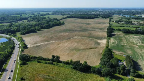 a view of a lake with a mountain in the back