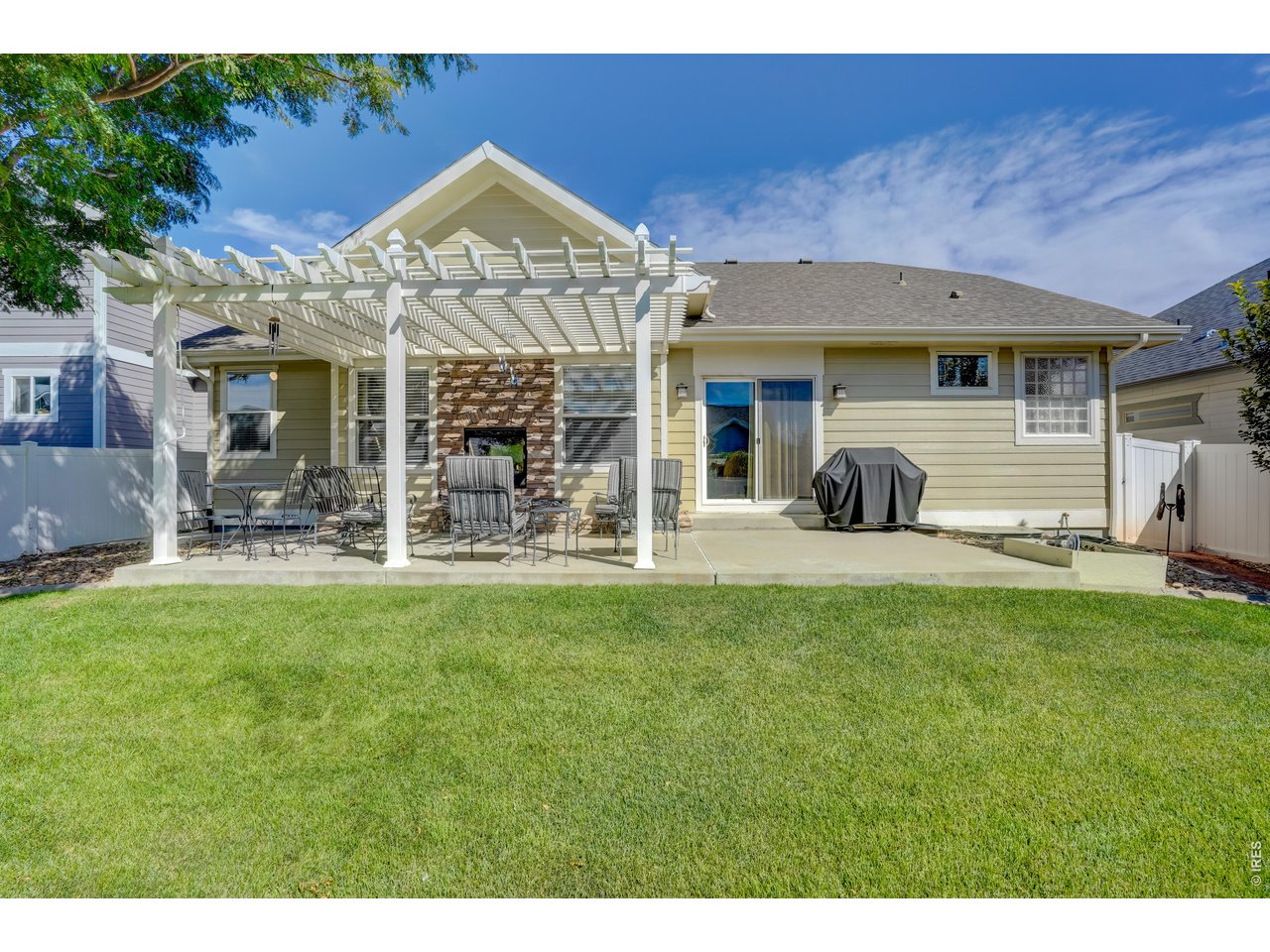 6710 31st St Road Greeley, CO 80634 - Photo 34 of 41 Backyard with Pergola