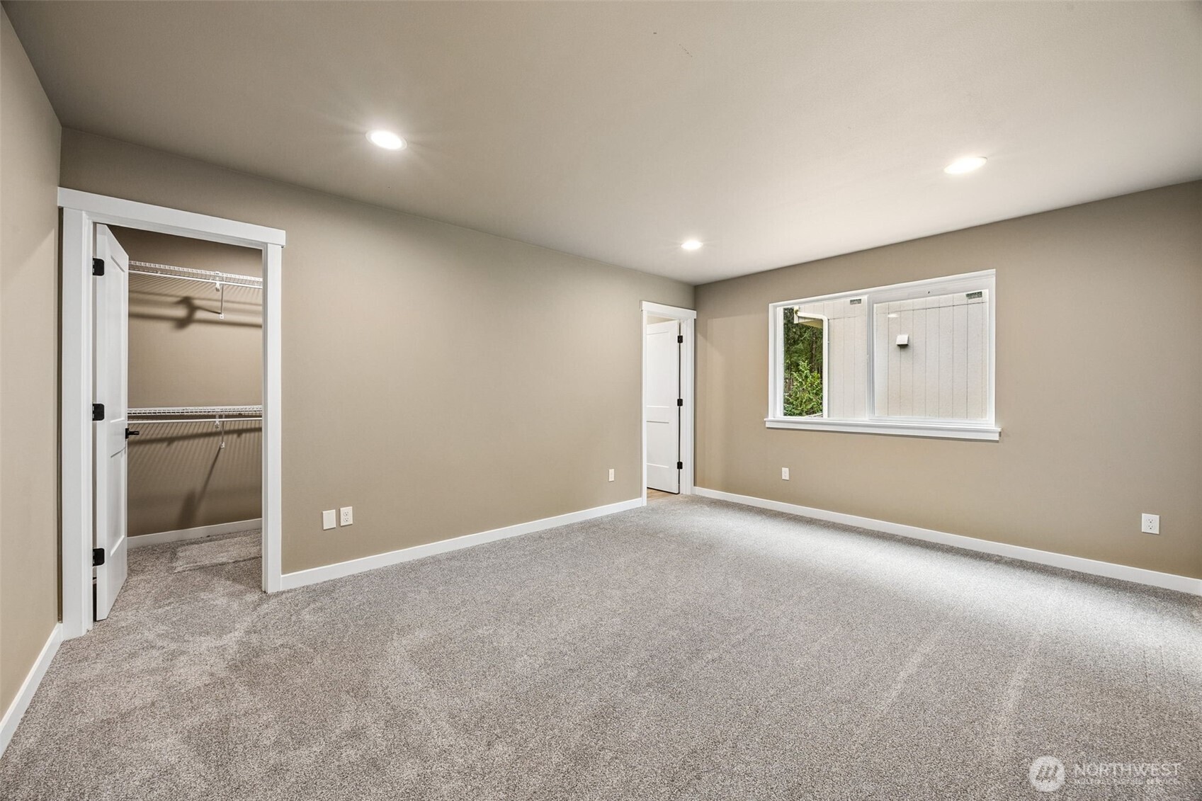 18410 Rampart Drive Southeast Yelm, WA 98597 - Photo 17 of 30 an empty room with windows and closet