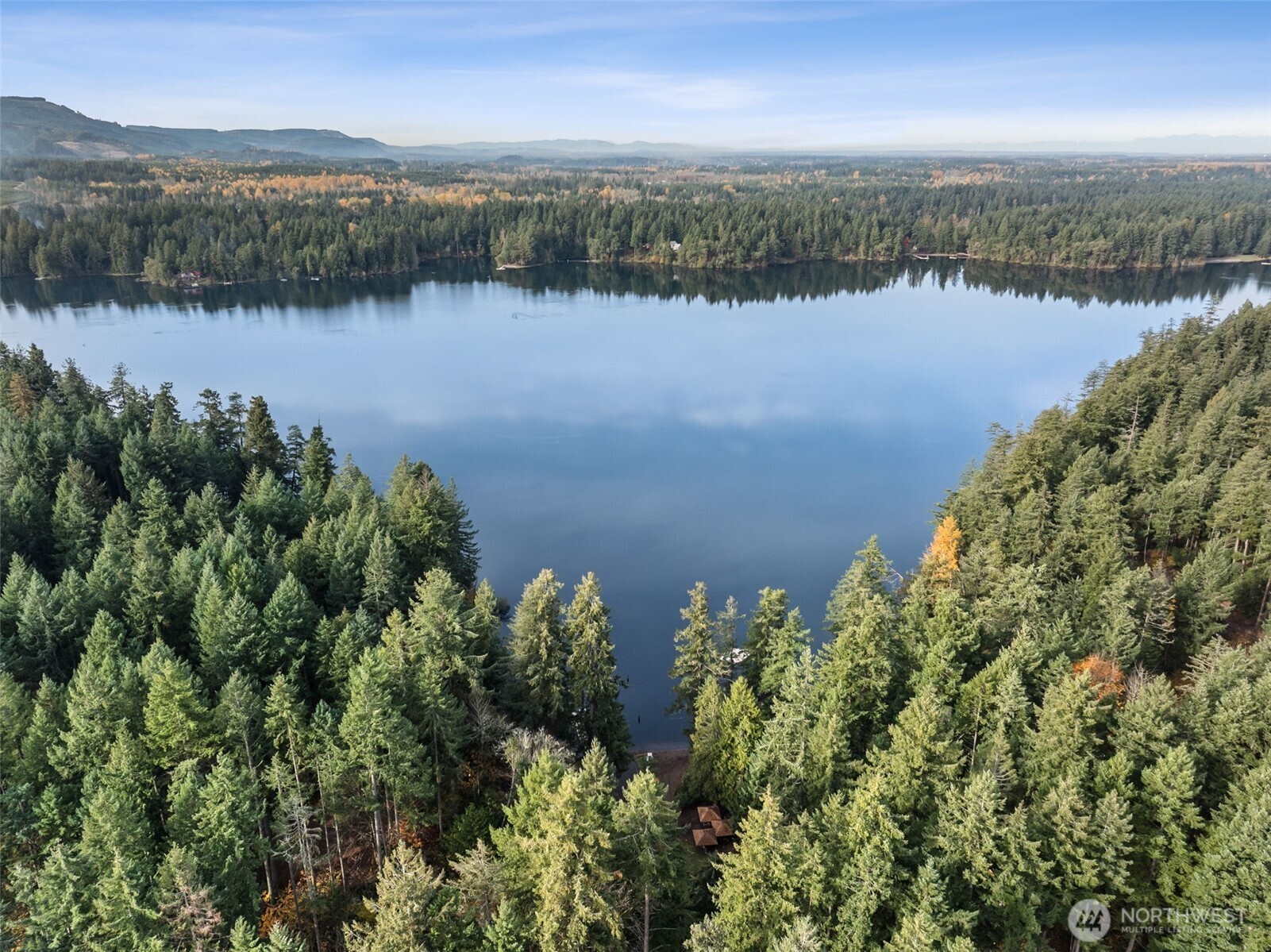 18410 Rampart Drive Southeast Yelm, WA 98597 - Photo 29 of 30 a view of a lake with a city