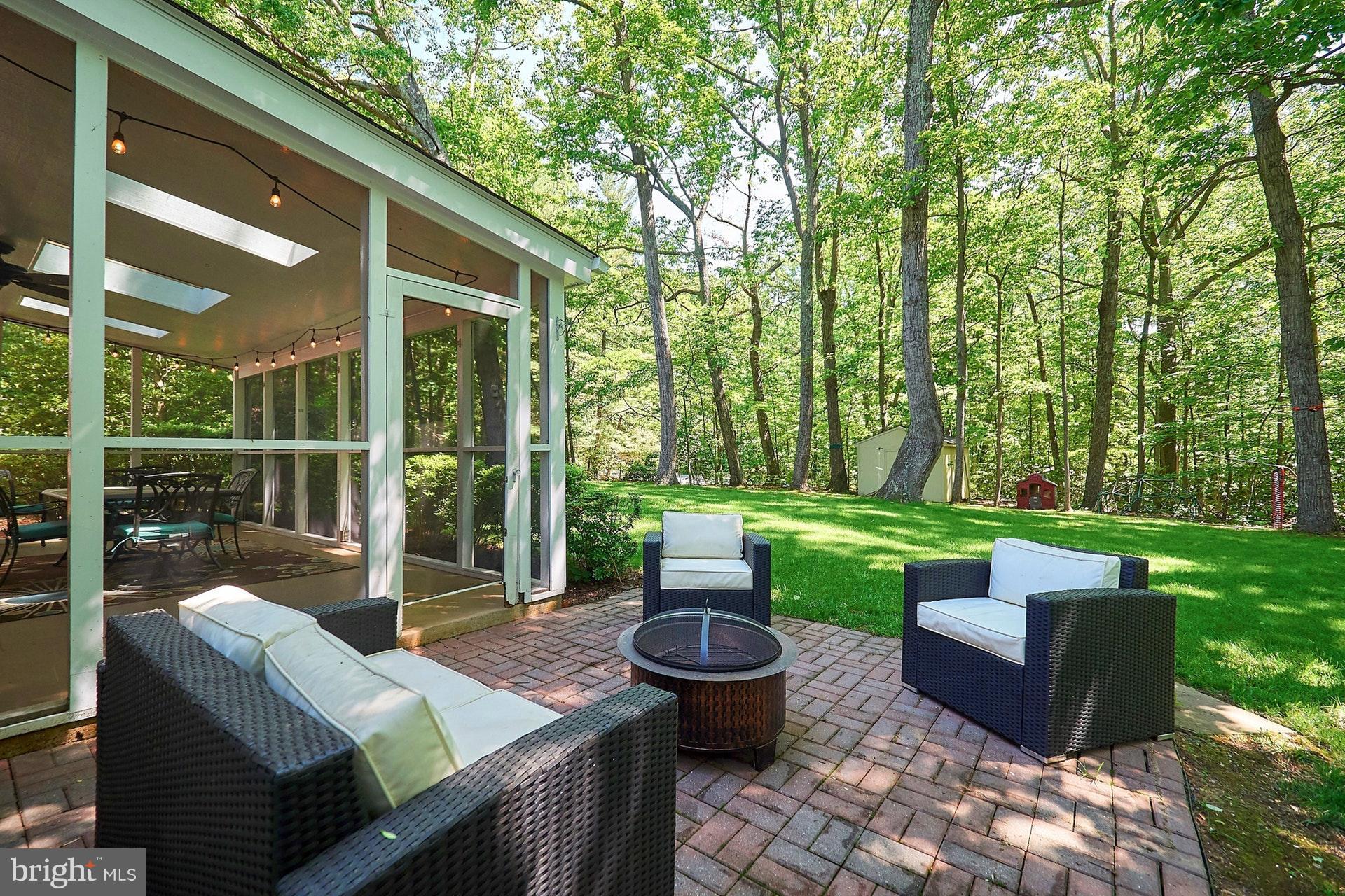 2421 Silver Fox Lane Reston, VA 20191 - Photo 14 of 27 a view of a patio with couches chairs and a yard