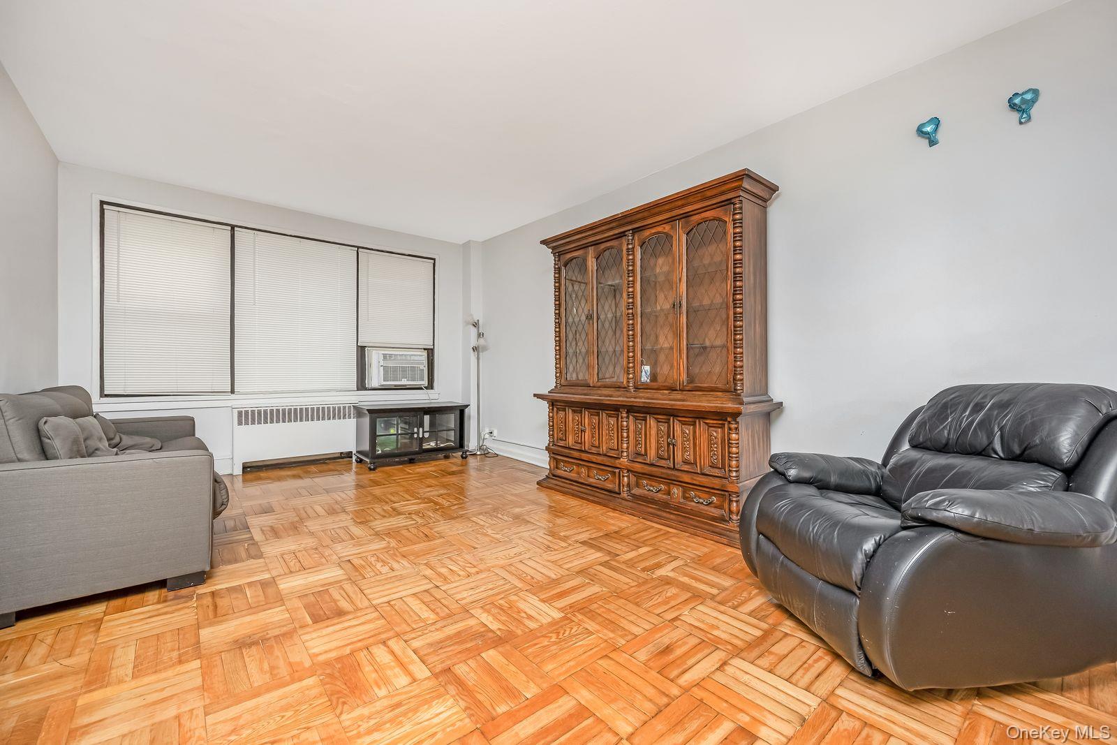 98-50 63rd Drive, Unit 1F Queens, NY 11374 - Photo 4 of 15 a living room with furniture and a rug