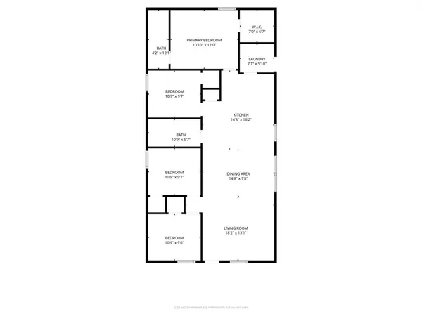 a picture of a bench in front of a door