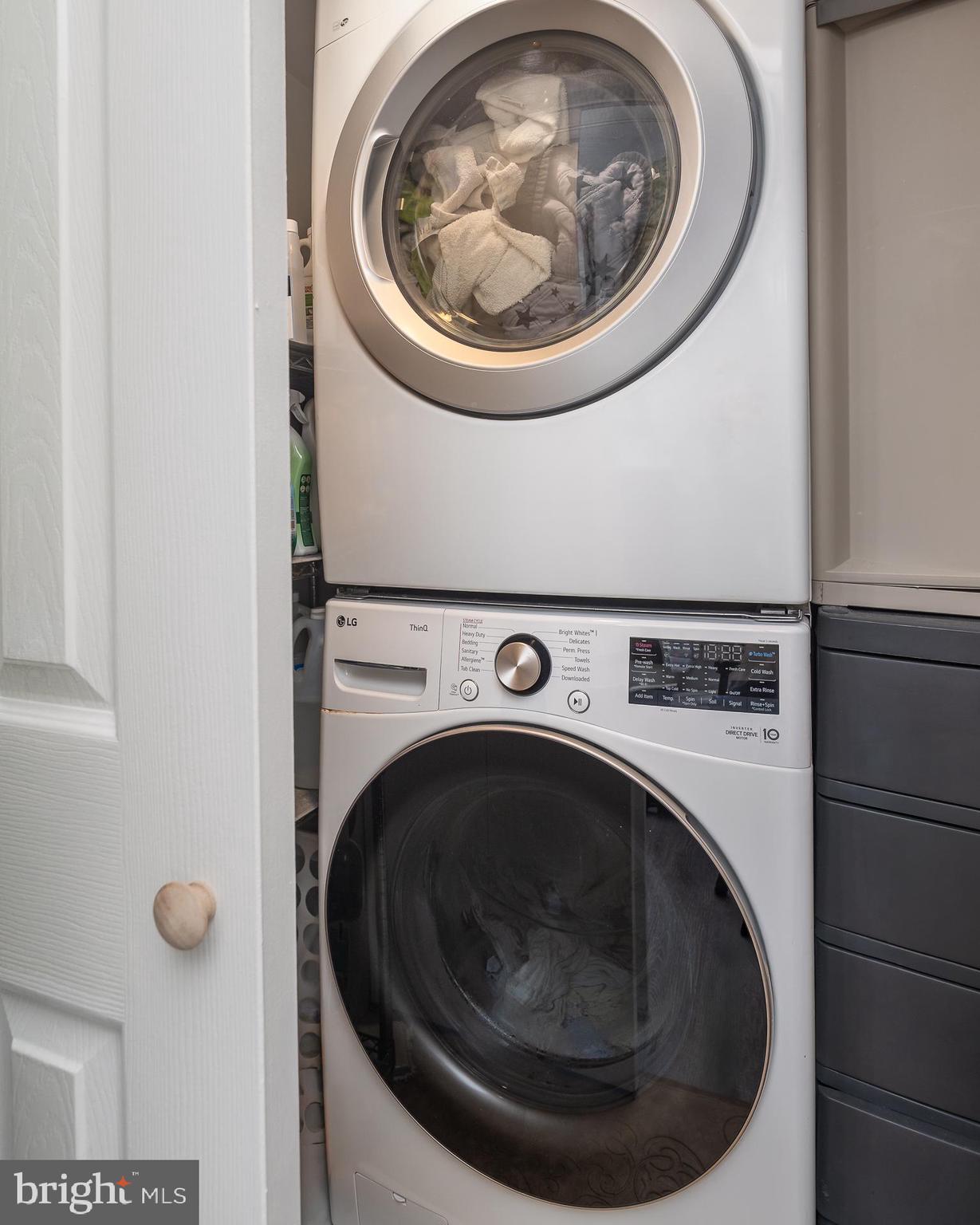 9210 Caspian Way, Unit 302 Manassas, VA 20110 - Photo 20 of 40 a close up view of a washer and dryer