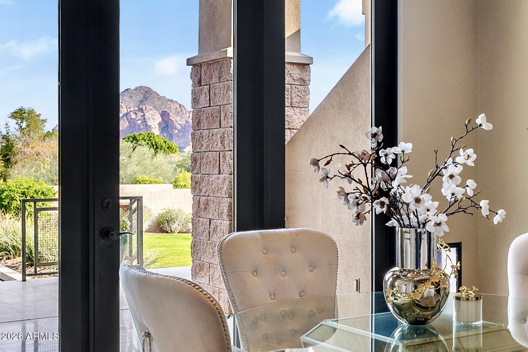 6109 North Palo Cristi Road Paradise Valley, AZ 85253 - Photo 20 of 76 Breakfast with a view