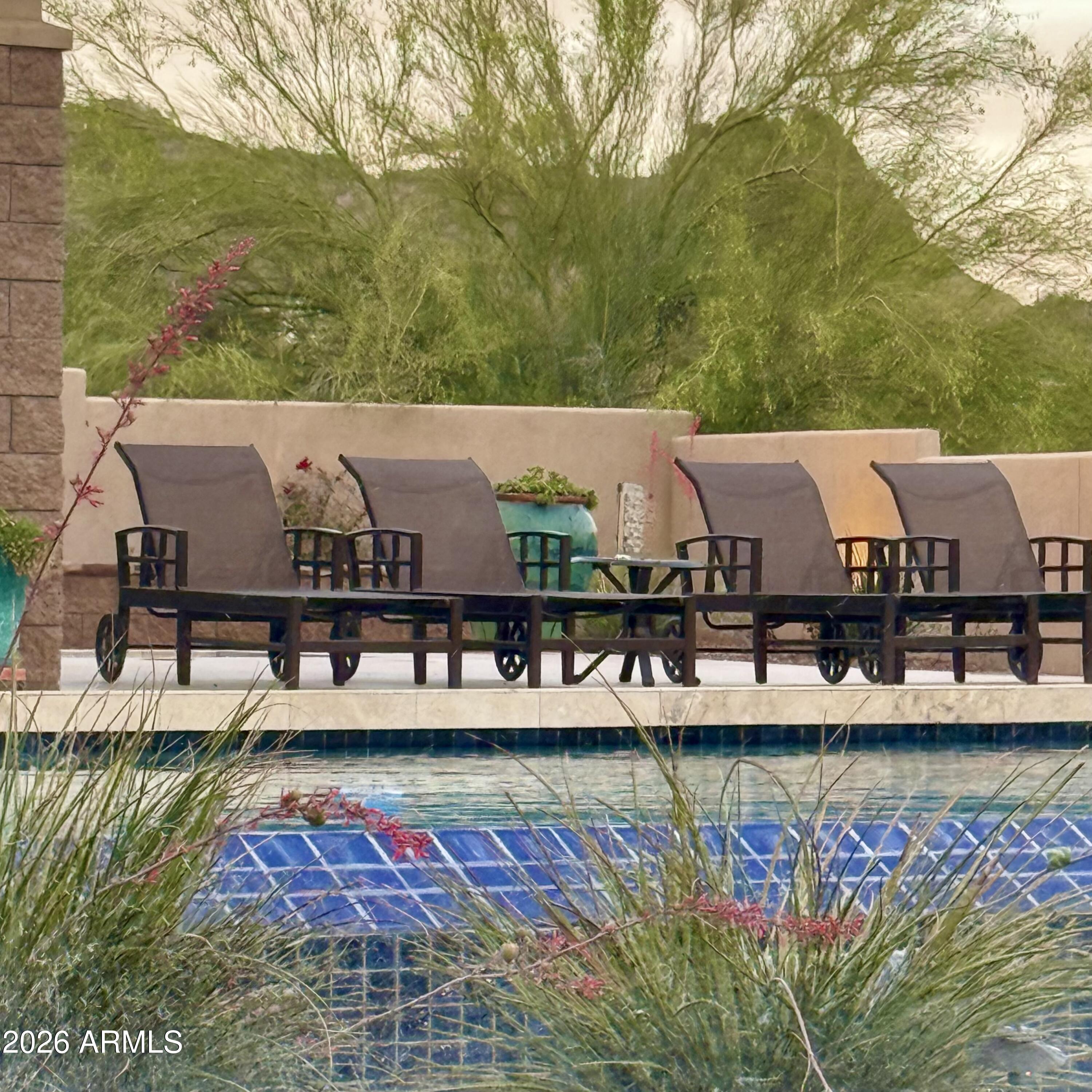 6109 North Palo Cristi Road Paradise Valley, AZ 85253 - Photo 28 of 52 Lounge by the pool