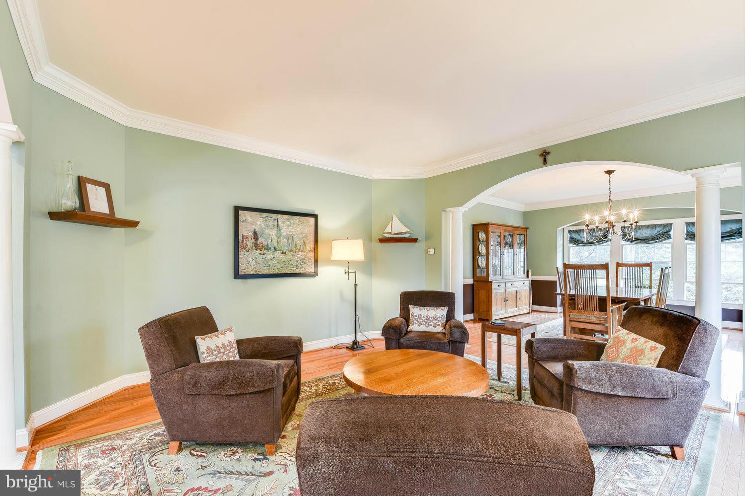 1500 Grace Church Road Silver Spring, MD 20910 - Photo 5 of 30 a living room with furniture and a lamp