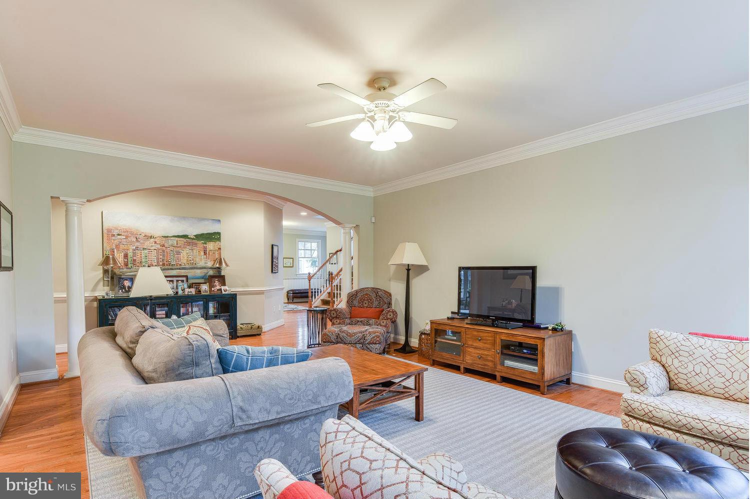 1500 Grace Church Road Silver Spring, MD 20910 - Photo 10 of 30 a living room with furniture and a flat screen tv