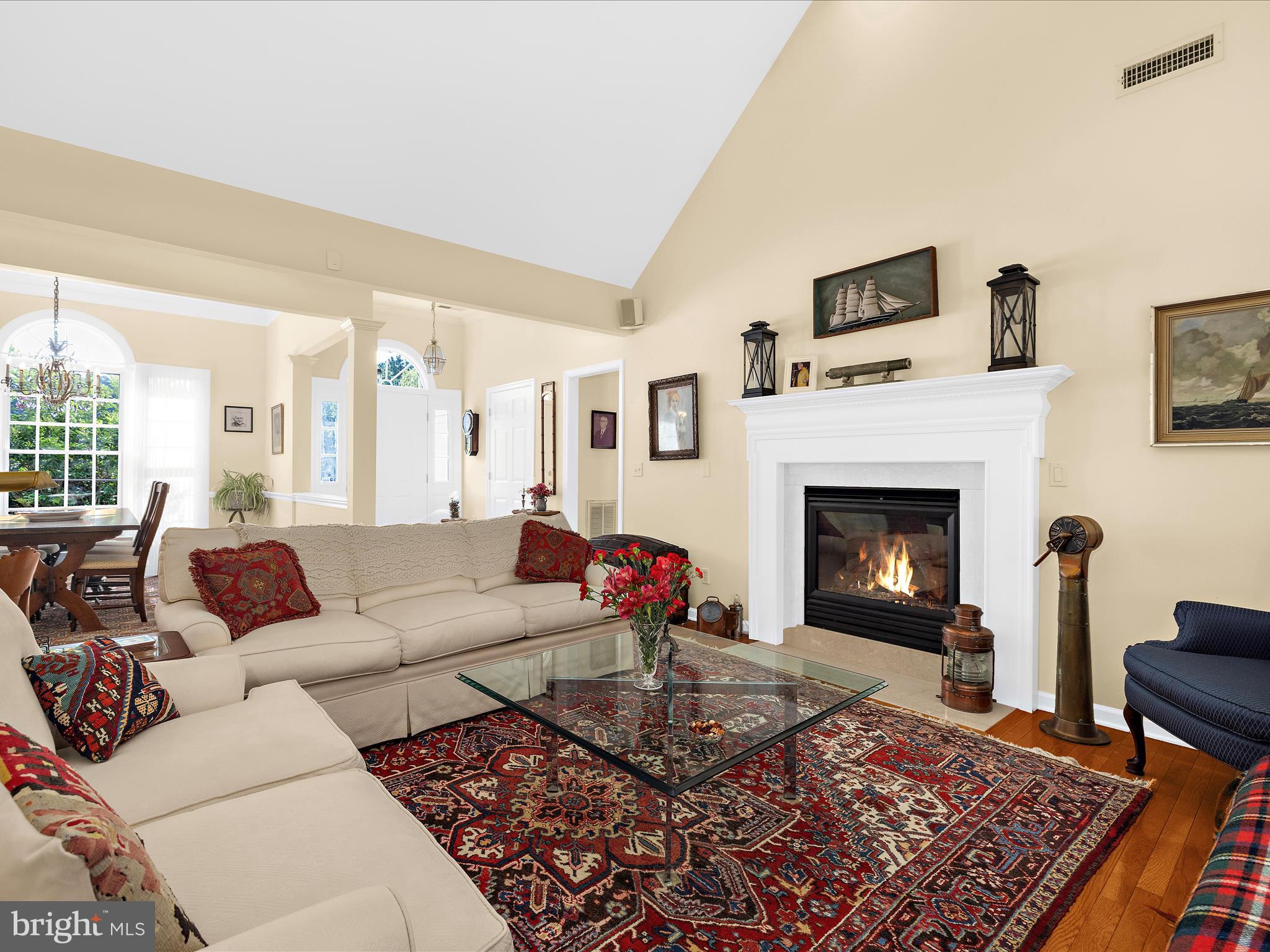 8698 Cummings Road Wittman, MD 21676 - Photo 12 of 63 a living room with furniture and a fireplace