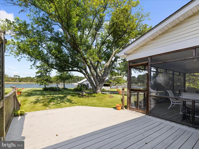 a view of outside space and a lake view