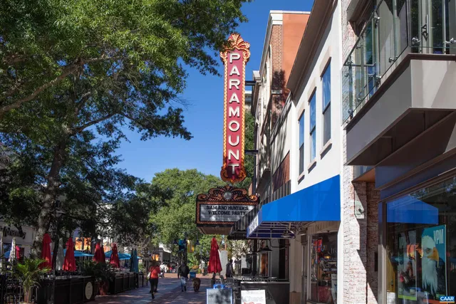 a view of a building with street view