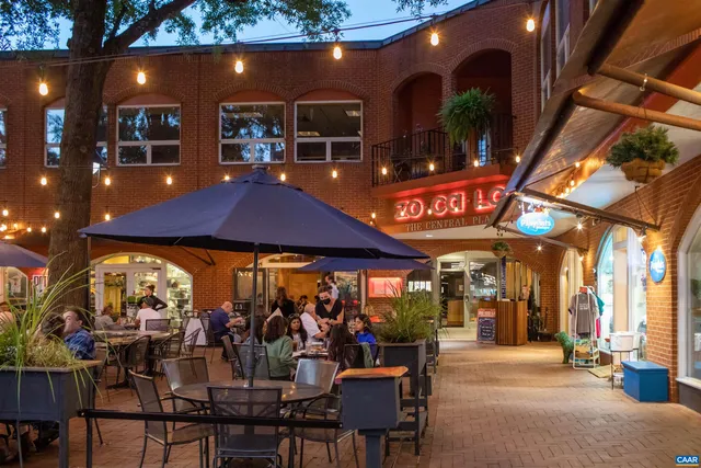 a view of a building with street view