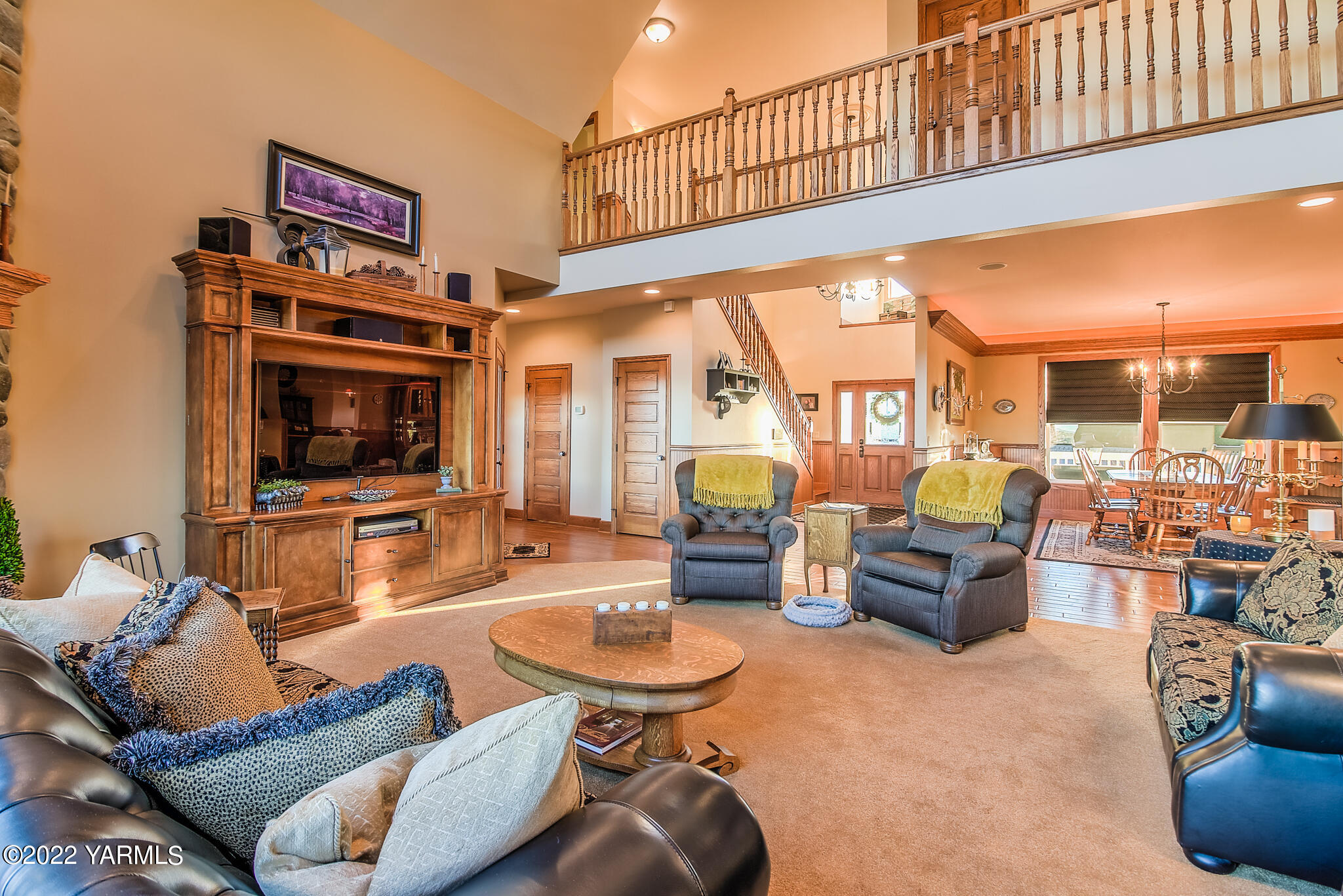 11392 Zier Road Yakima, WA 98908 - Photo 6 of 47 a living room with furniture a flat screen tv and couches