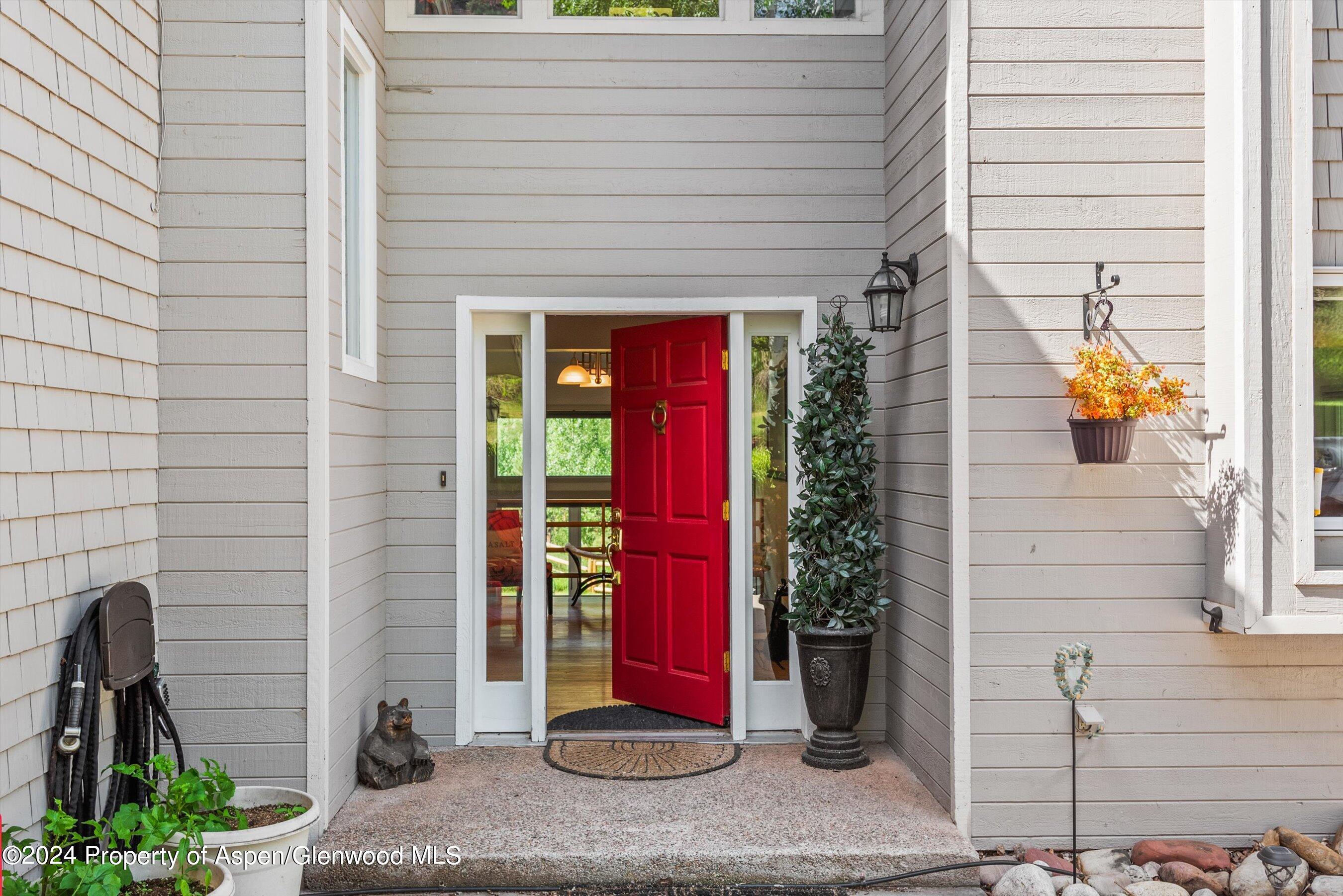744 Holland Hills Road Basalt, CO 81621 - Photo 8 of 29 a view of a entryway door of the house