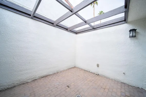 a view of a room with window