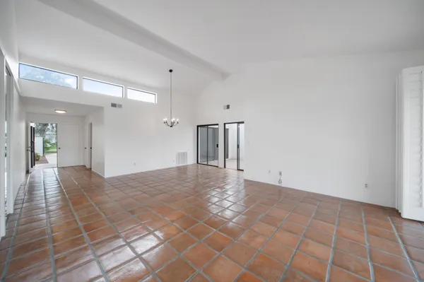 a view of an empty room