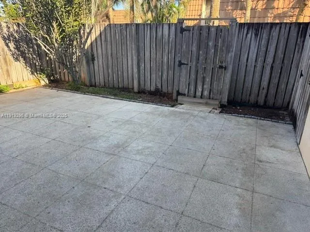 a view of wooden fence