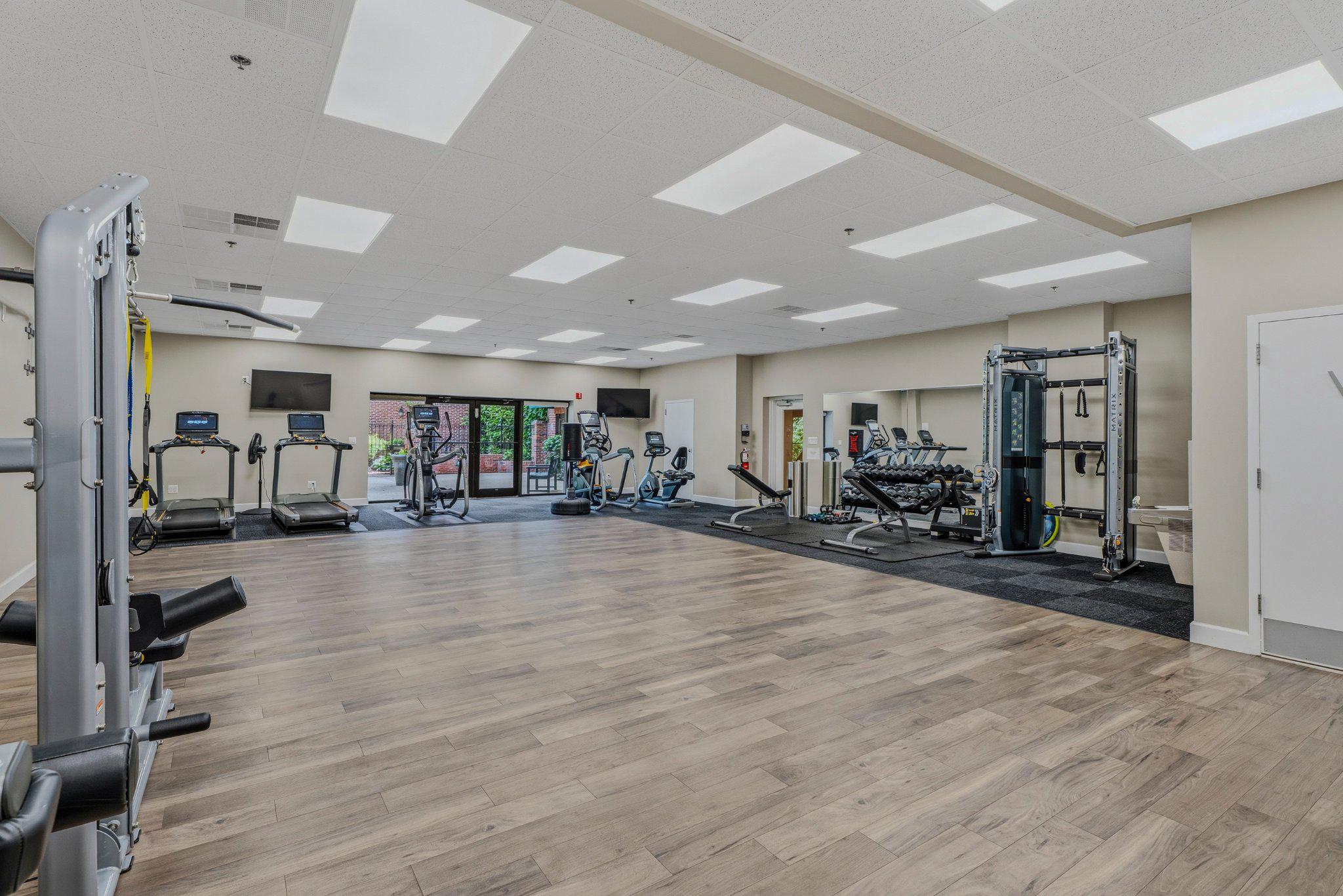 960 Fell Street, Unit 308 Baltimore, MD 21231 - Photo 34 of 38 Fitness room with additional space for gatherings