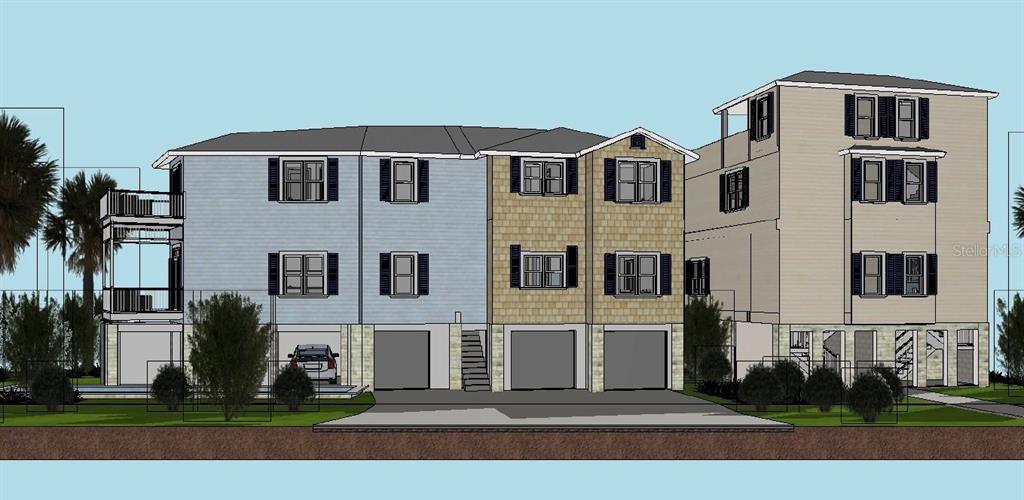 13230 Boca Ciega Avenue Madeira Beach, FL 33708 - Photo 6 of 7 a front view of a house with a yard