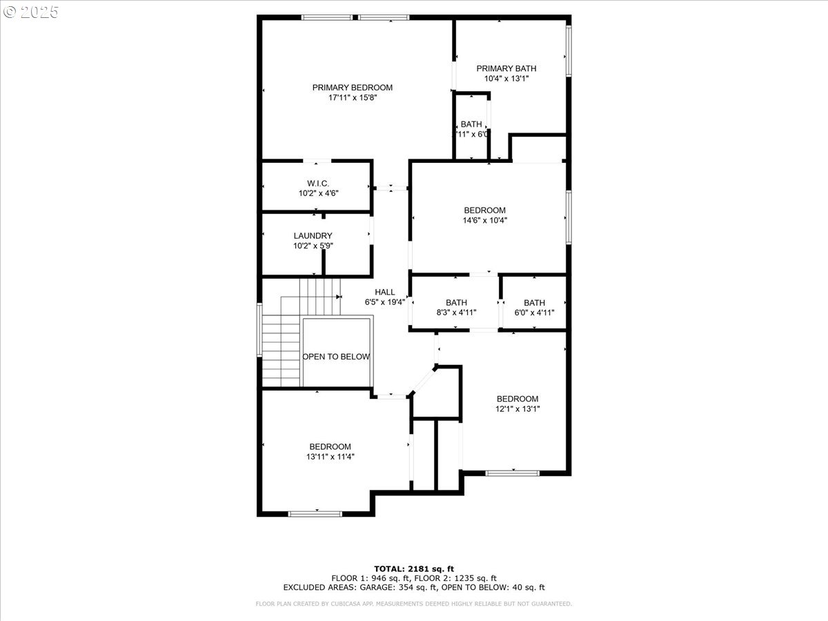 6684 North 89th Loop Camas, WA 98607 - Photo 44 of 44 a picture of a floor plan