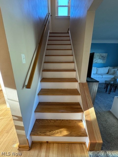 1559 Chelmsford Road Cleveland, OH 44124 - Photo 16 of 29 Stairway with carpet flooring