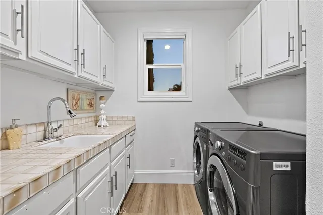 a view of a living room with furniture