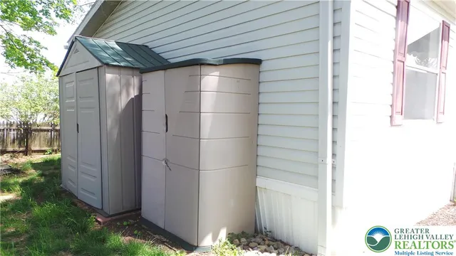 a view of front door