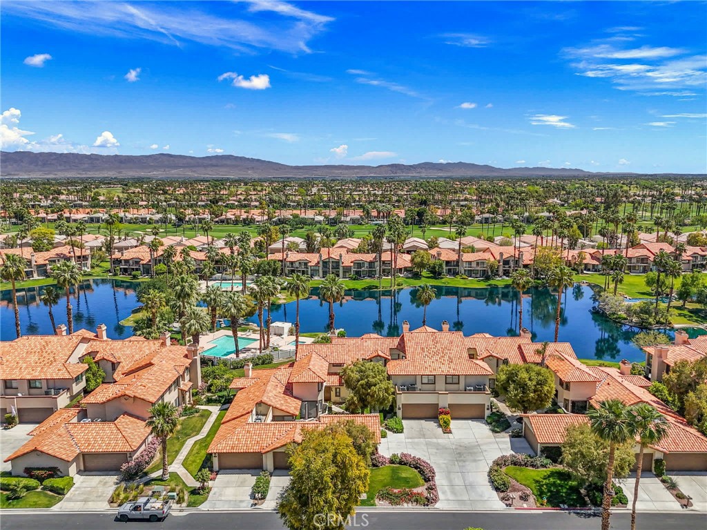 55108 Firestone La Quinta, CA 92253 - Photo 45 of 47 an aerial view of a house with a ocean view