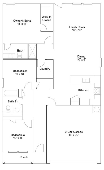 16218 Rustic Prairie Drive Hockley, TX 77447 - Photo 34 of 34 Floorplan