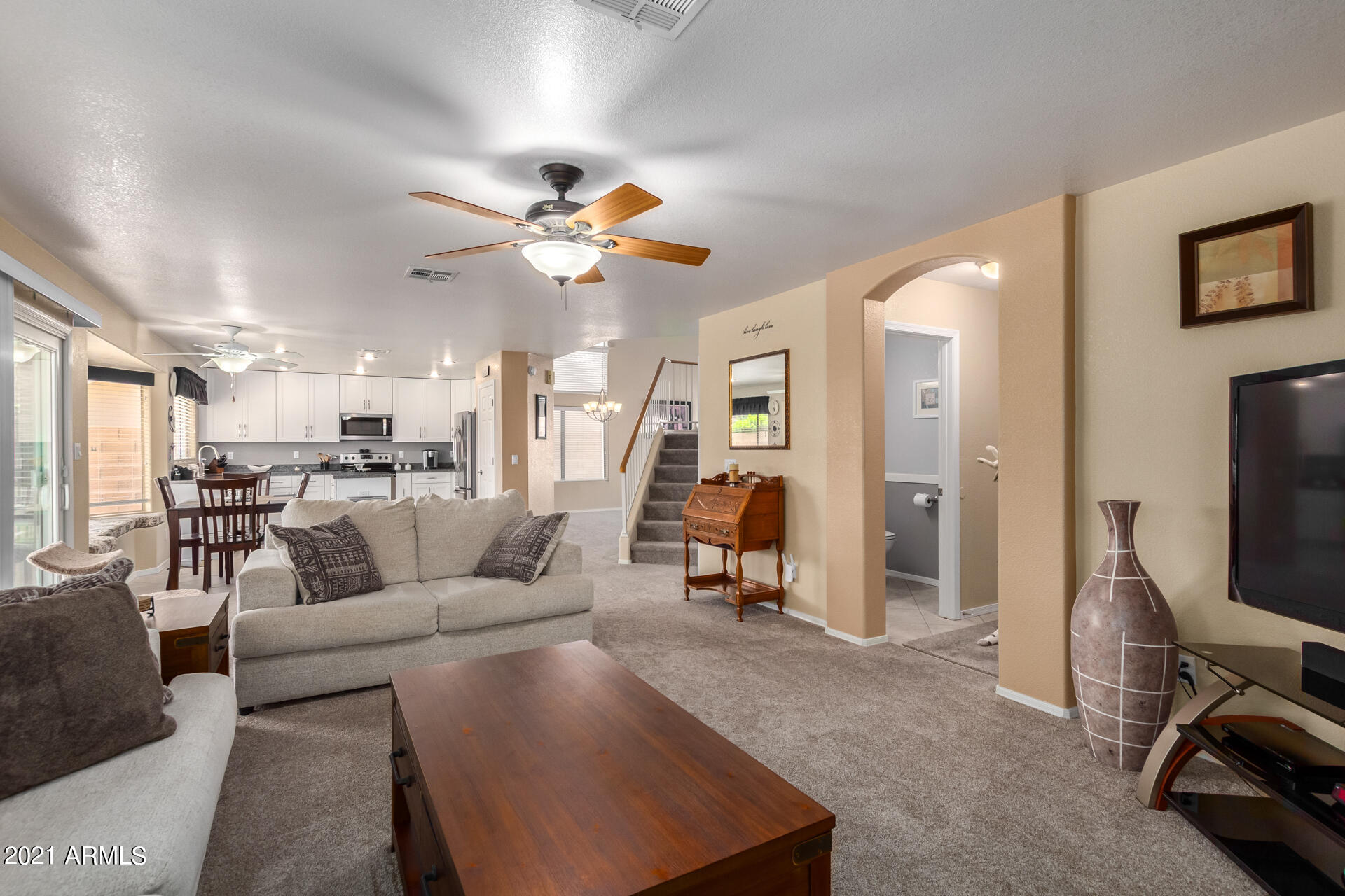 531 West Laredo Avenue Gilbert, AZ 85233 - Photo 8 of 35 Entertain from family room to kitchen