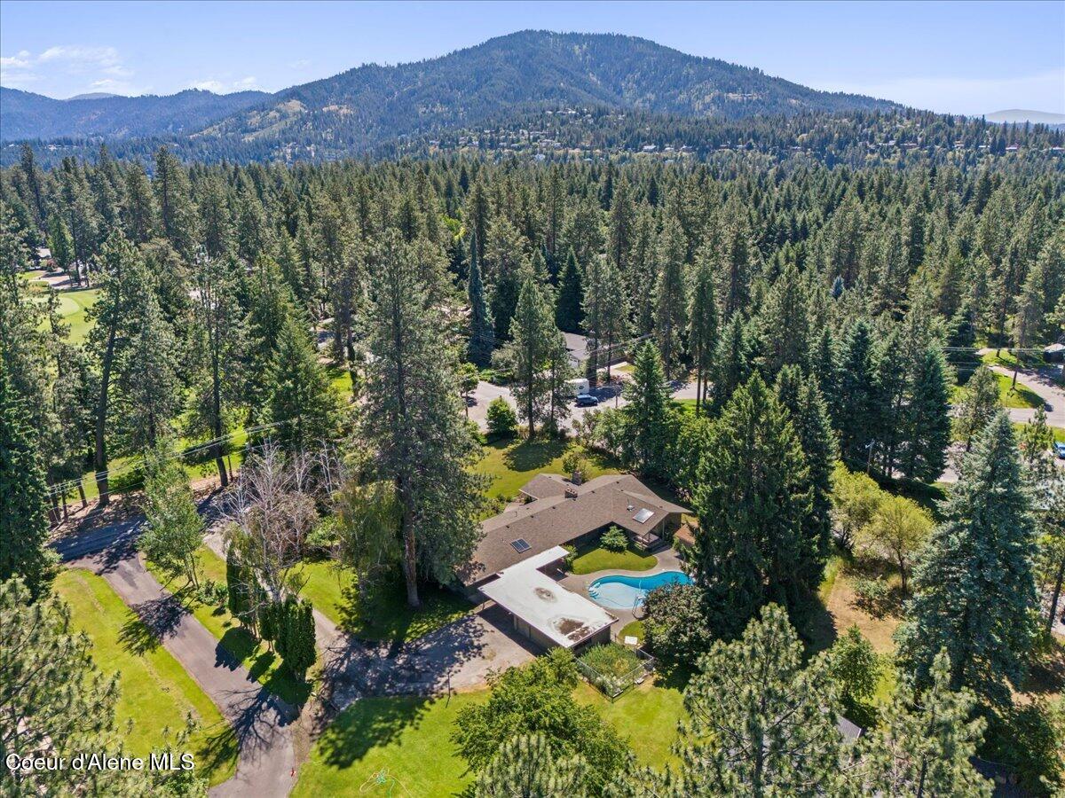 9603 North Strahorn Road Hayden Lake, ID 83835 - Photo 2 of 31 02-Aerial back of home
