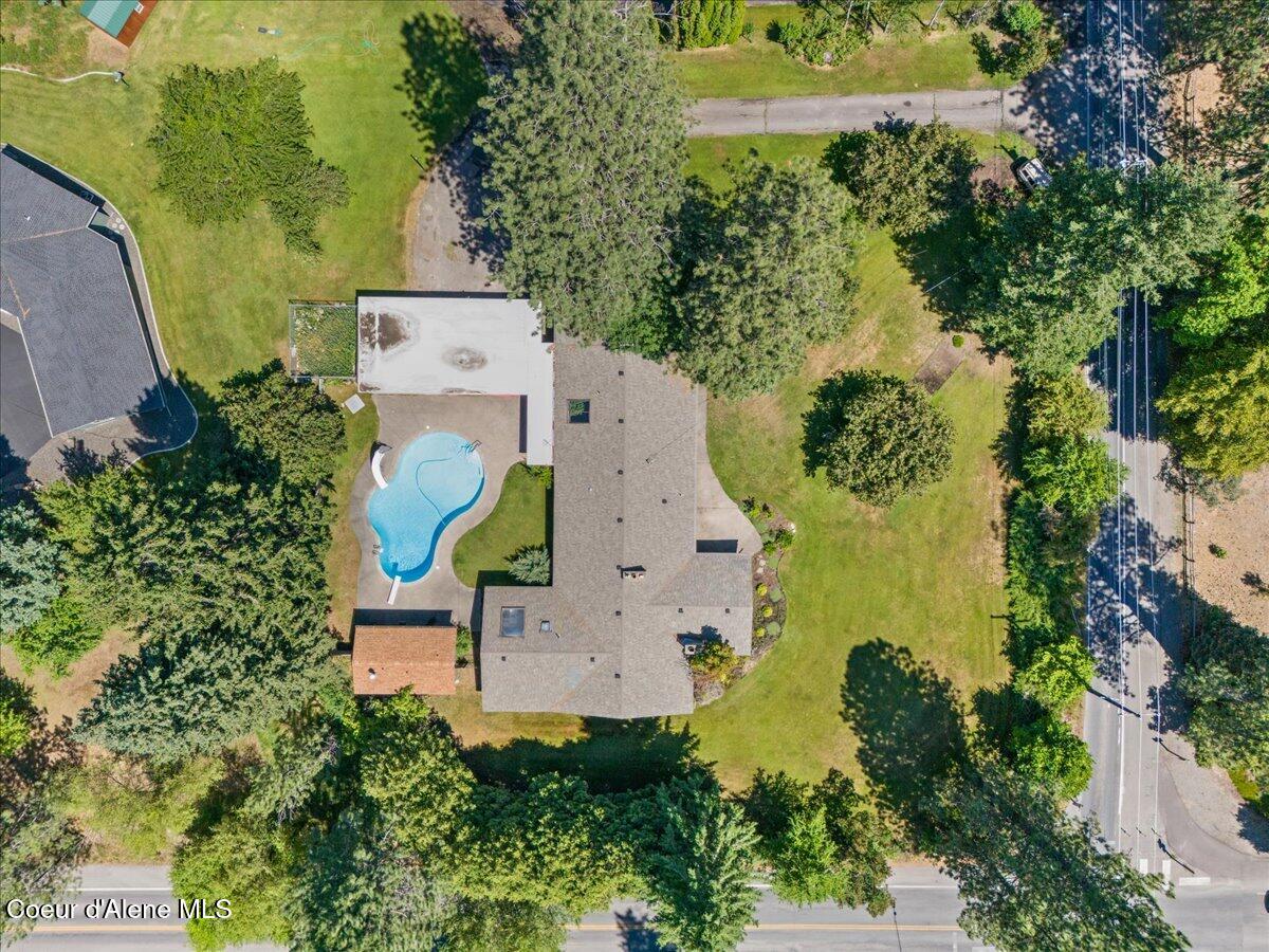 9603 North Strahorn Road Hayden Lake, ID 83835 - Photo 26 of 31 26-Birds Eye view