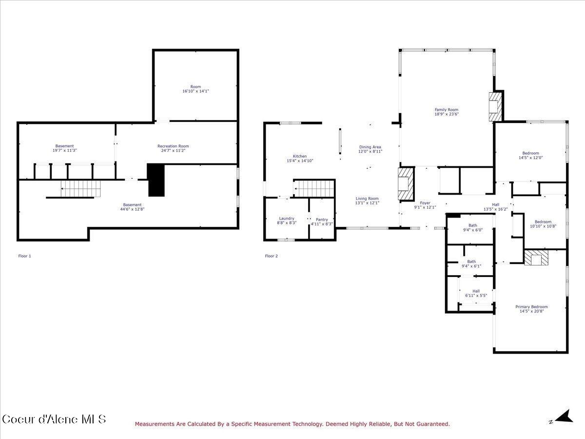9603 North Strahorn Road Hayden Lake, ID 83835 - Photo 31 of 31 31-Floor plan