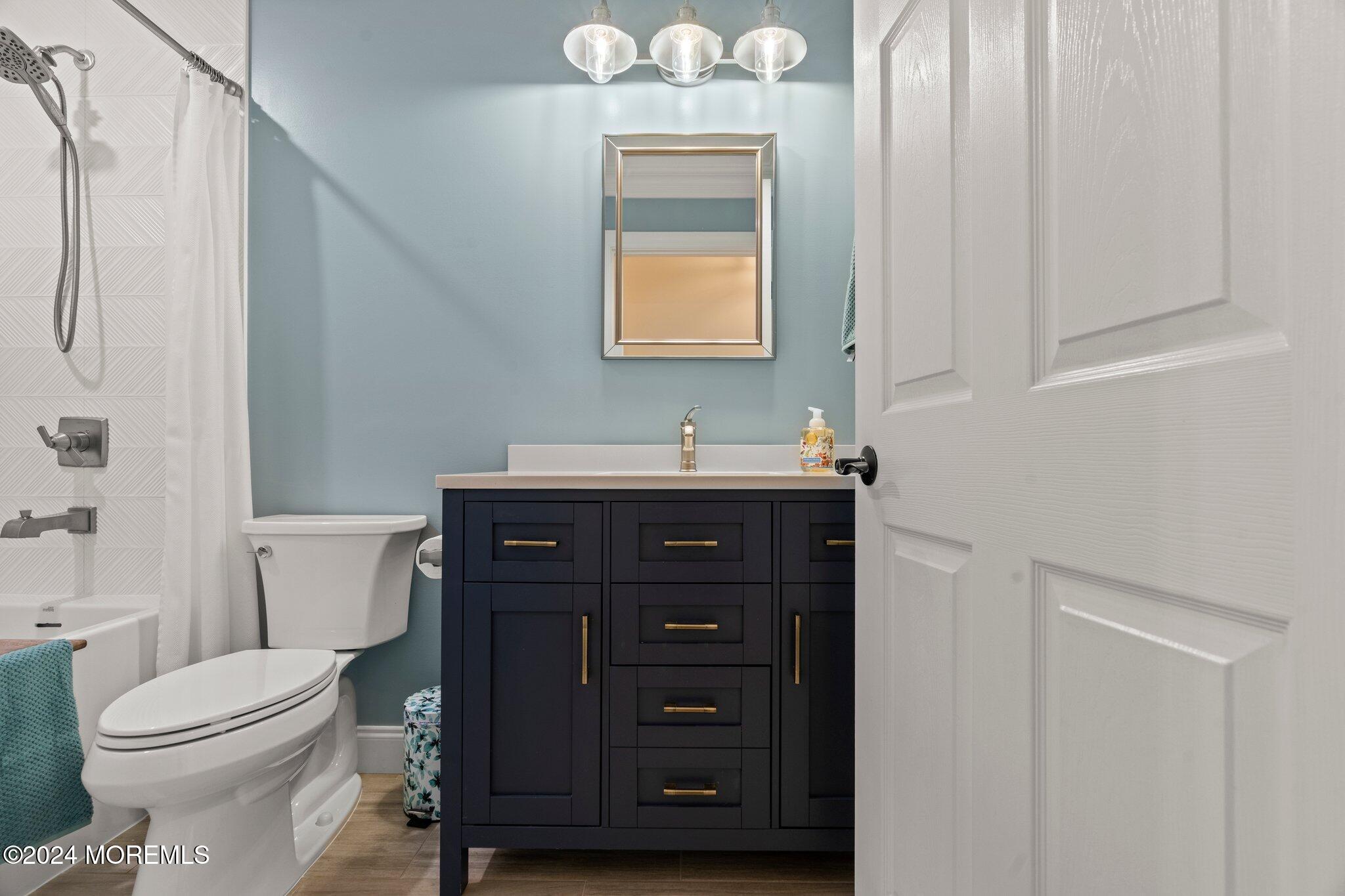 10 Bovanko Road Cream Ridge, NJ 08514 - Photo 29 of 48 a bathroom with a sink vanity mirror and toilet