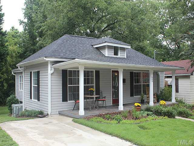 609 Latta Street Raleigh, NC 27607 - Photo 1 of 13 Lovely renovated bungalow near Cameron Village. Exterior Front
