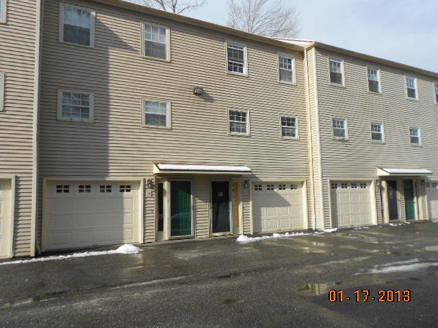 a front view of brick house
