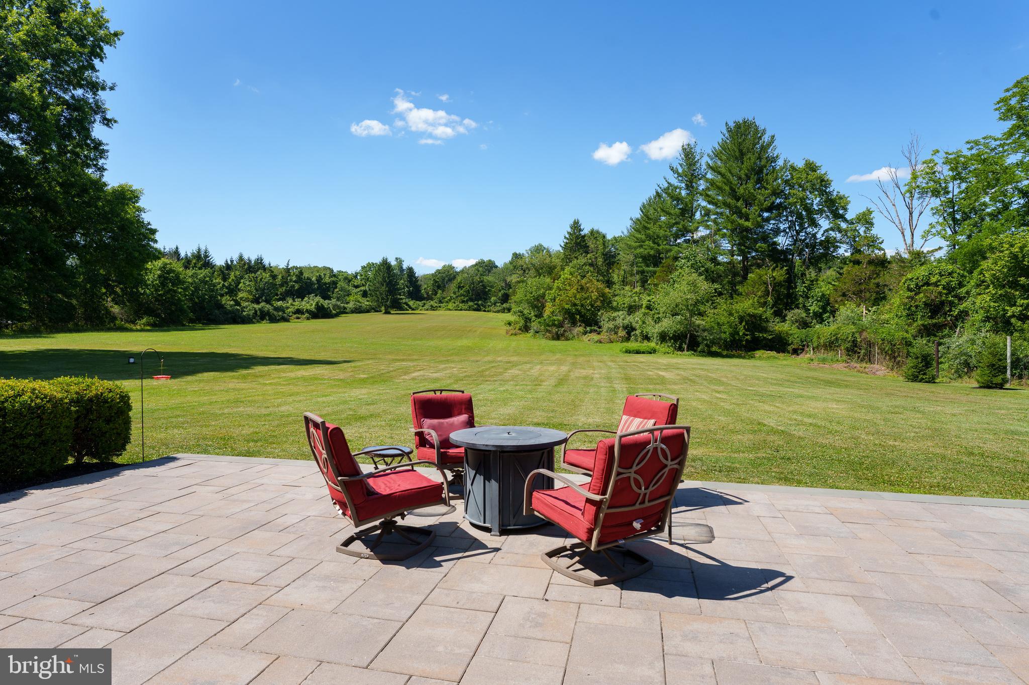 56 Valley Road Lambertville, NJ 08530 - Photo 46 of 49 a garden view with a seating space