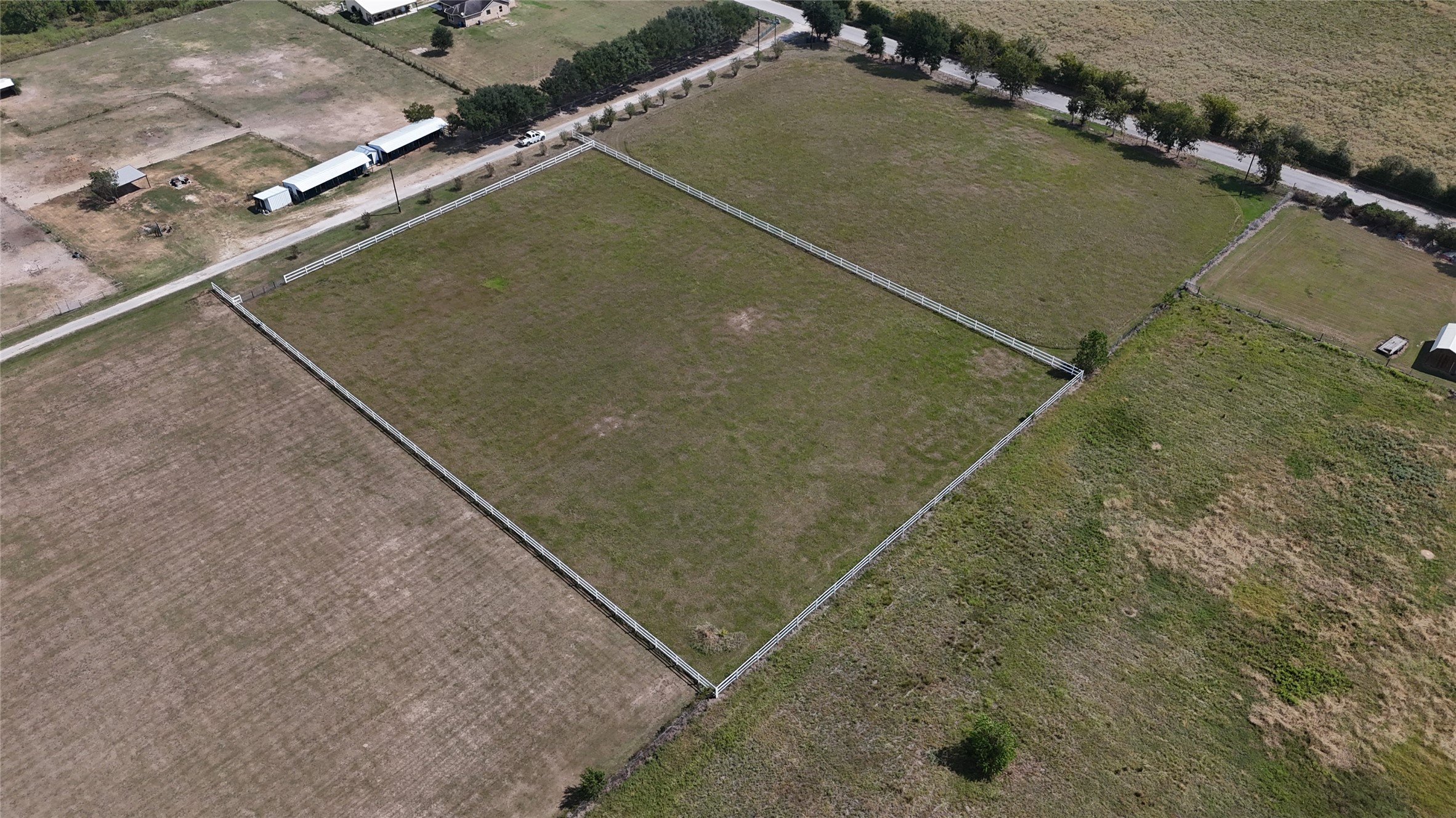 7223 Neiman Road Brookshire, TX 77423 - Photo 2 of 22 an aerial view of residential house with space