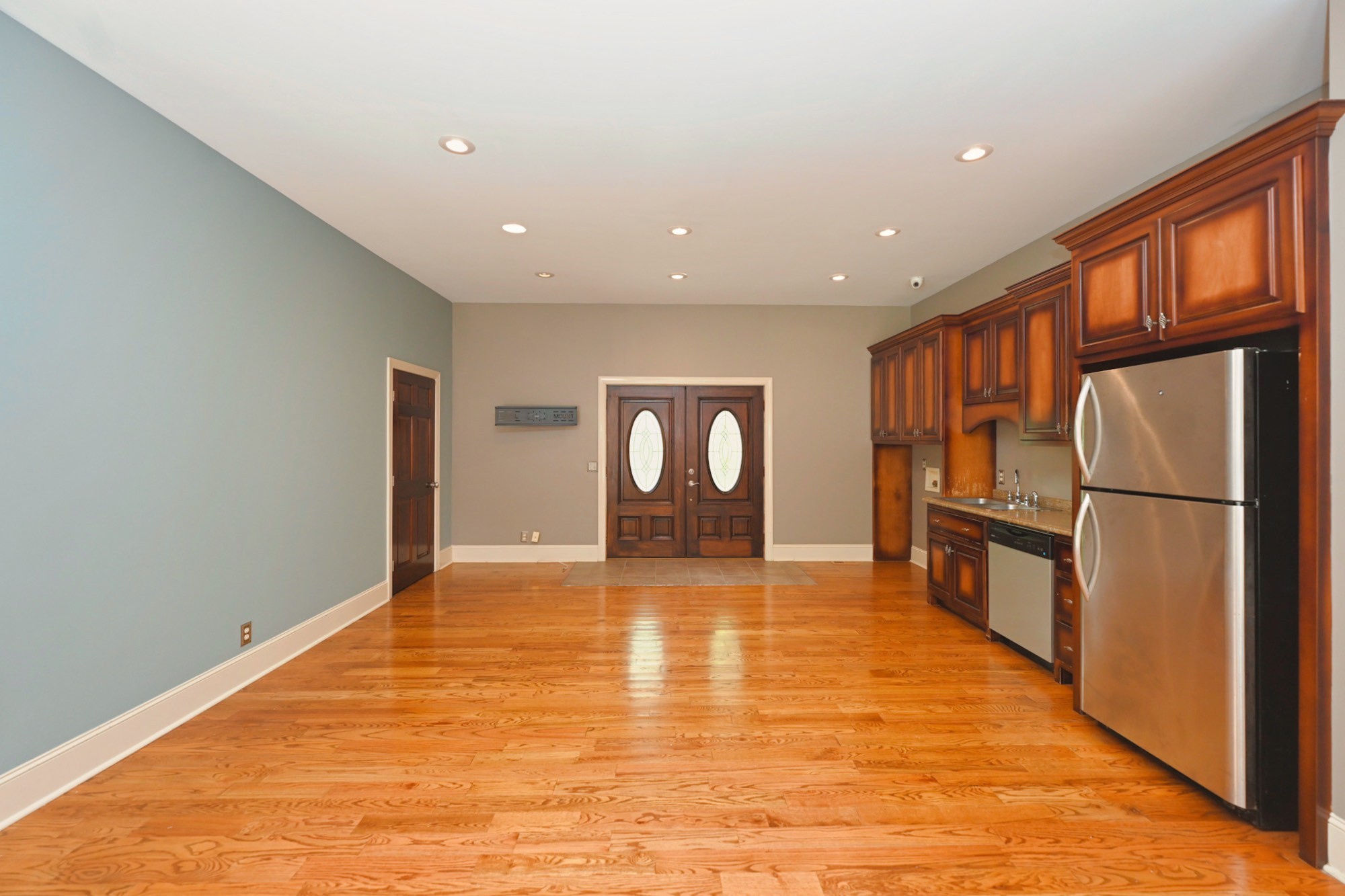 125 Happy Hollow Road Goodlettsville, TN 37072 - Photo 47 of 92 a view of an empty room with a window and a kitchen