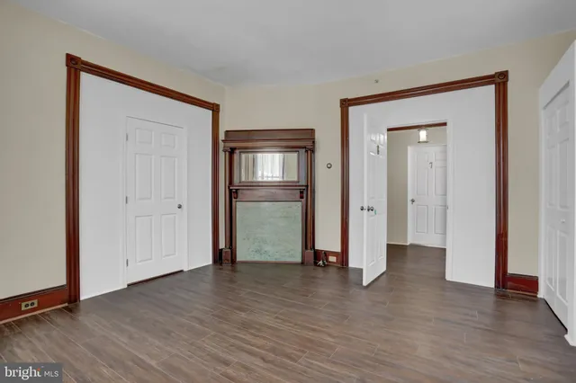 a view of outdoor space with wooden floor and stairs