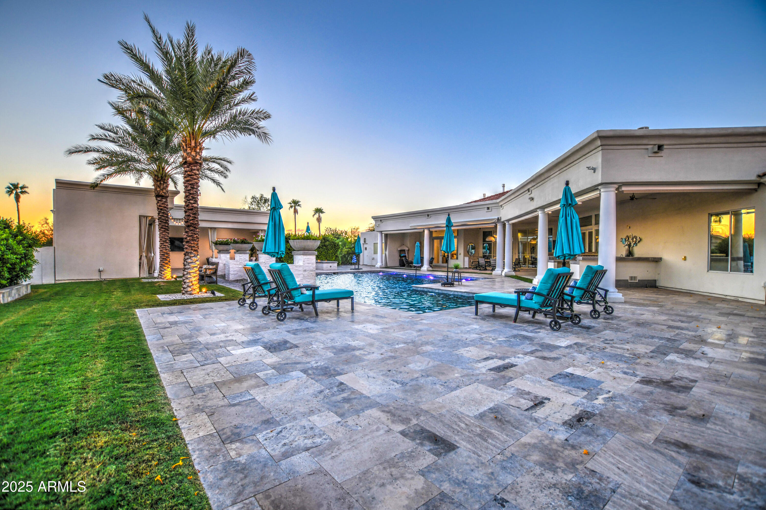 10651 East Cactus Road Scottsdale, AZ 85259 - Photo 94 of 126 a view of a house with backyard porch and sitting area