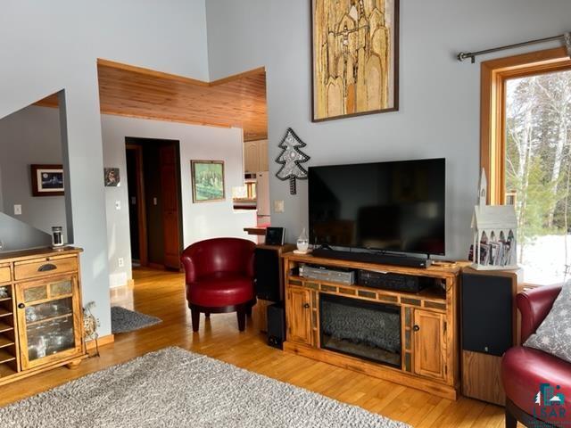 208 Norbakken Road Lutsen, MN 55612 - Photo 11 of 50 Living area looking to dining