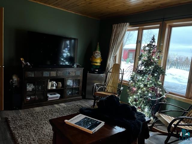 208 Norbakken Road Lutsen, MN 55612 - Photo 42 of 50 Views over the gardens and to the bunkhouse