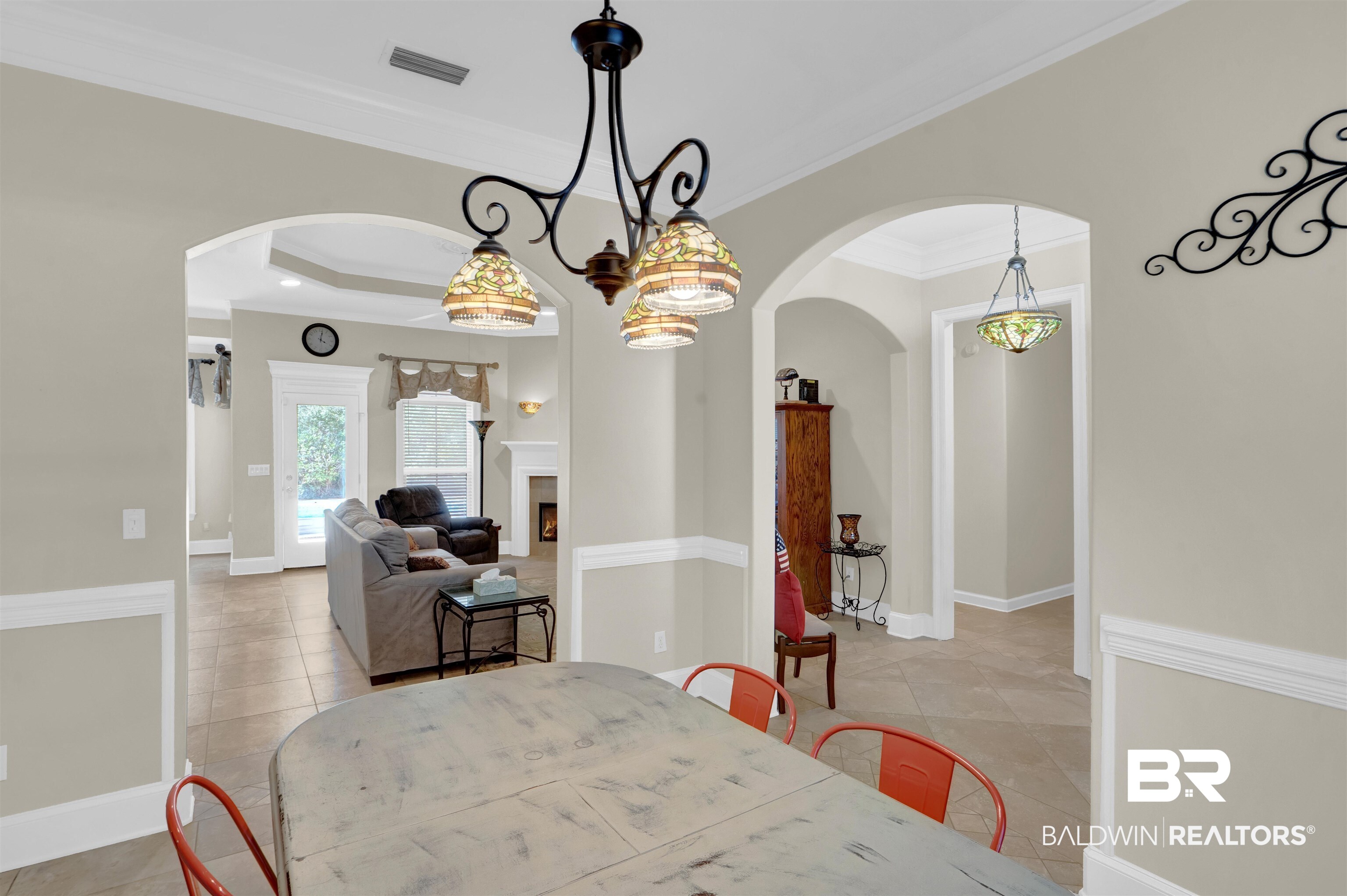 10951 Driver Court Fairhope, AL 36532 - Photo 16 of 46 Tiled dining area with crown molding