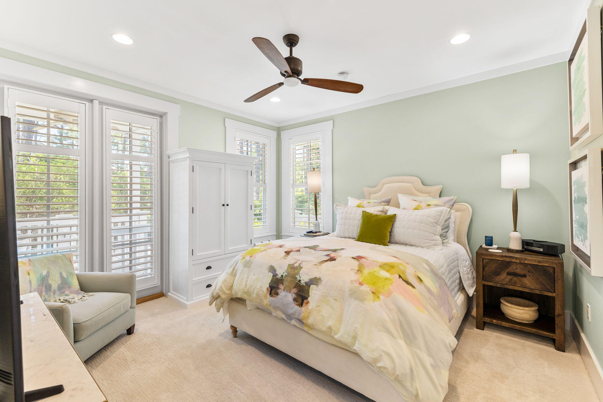 38 Shingle Lane Inlet Beach, FL 32461 - Photo 26 of 94 a bedroom with a bed and a couch