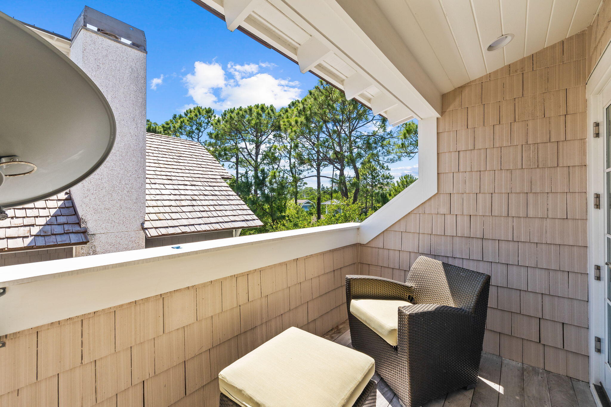 38 Shingle Lane Inlet Beach, FL 32461 - Photo 45 of 94 a view of a chairs and table in a patio