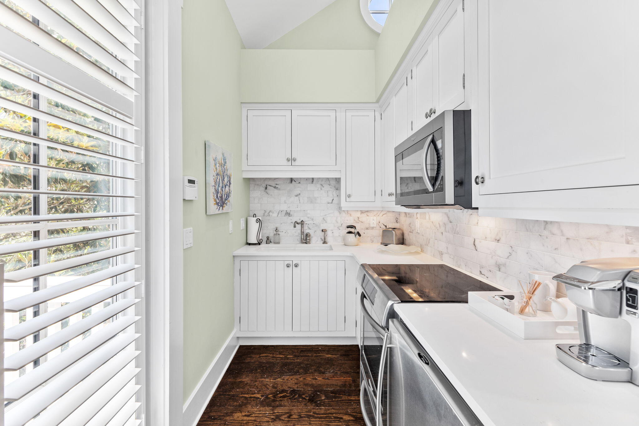 38 Shingle Lane Inlet Beach, FL 32461 - Photo 47 of 94 a kitchen with a sink stove and cabinets