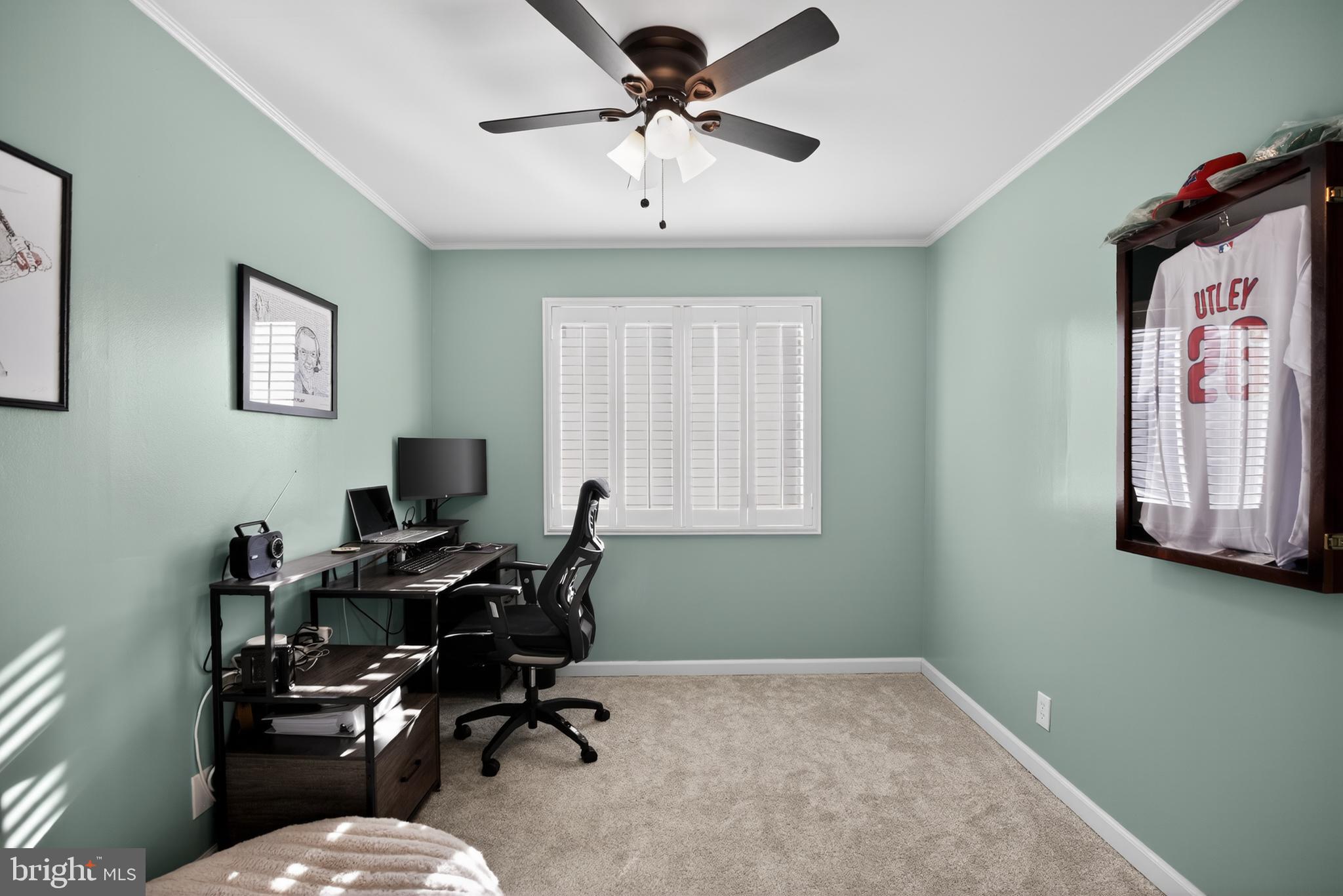 236 Hickory Road Warminster, PA 18974 - Photo 21 of 36 a view of a workspace with furniture and a window
