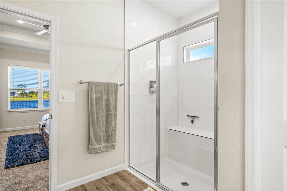 4202 Keeson Circle Vero Beach, FL 32967 - Photo 25 of 36 a bathroom with a shower and a sink